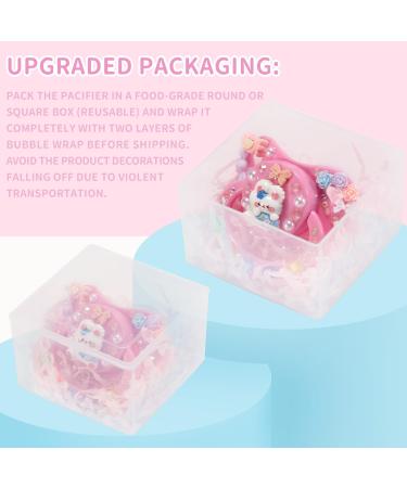 CutiePlusU Adult Sized Pacifier - Handmade Big Shield Rabbit Pink | 1 Piece for Adults - Perfect Gift - Buy Online on GoSupps.com