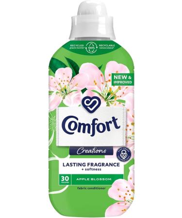 Comfort Creation Concentrated Fabric Conditioner with 100 Days of Long Lasting Fragrance and Softness Intense Liquid Fabric Softener 30 Washes 900 ml (Apple Blossom Buy 4) - Buy Online on GoSupps.com