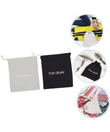 Housoutil 4 Pcs Hair Dryer Storage Bag Travel Outdoor Handbag 33x30x0.5cmx2pcs Assorted Colorx2pcs - Buy Online on GoSupps.com