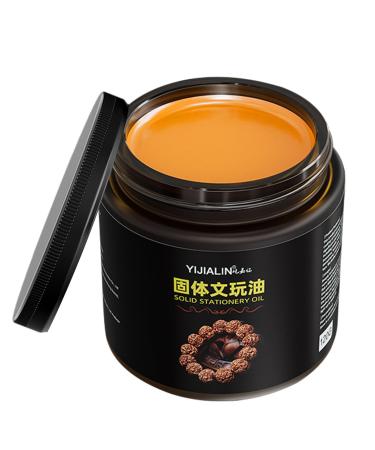 Leather Cream & Conditioner 120g Restorative Polishing Cleanser Wax | Natural and Protective Wood Wax Restorative Polishing Cleanser Wax for Jade Orange1