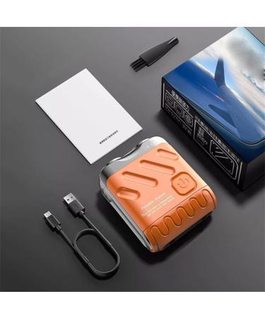 R-12 Luggage Electric Shaver Beard Shaver Traveler Mini And Portable Suitcase Design Mini Electric Shaver Rechargeable Dual Blade Razor Waterproof USB Fast Charging (D) - Buy Online on GoSupps.com