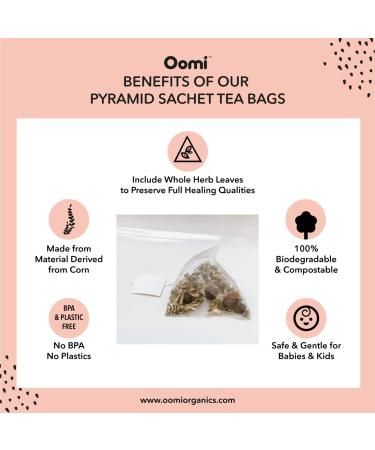 Oomi Baby & Kids USDA Organic Natural Allergy & Sinus Relief Herbal Tea - 30 Servings - Buy Online on GoSupps.com