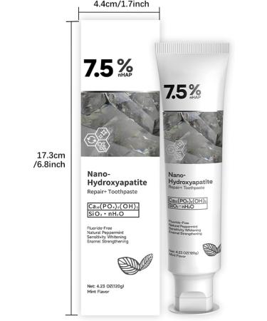 Nano Hydroxyapatite Repair & Protect Toothpaste Strengthens Enamel Reduces Sensitivity Hydroxyapatite Toothpaste Fresh Breath (2 Pcs) 4.24 Ounce (Pack of 2) - Buy Online on GoSupps.com