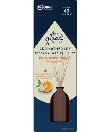 Glade Aromatherapy Essential Oils Room Fragrance - Pure Happiness Pack of 2 (Orange + Neroli) - 160ml Total - Buy Online on GoSupps.com