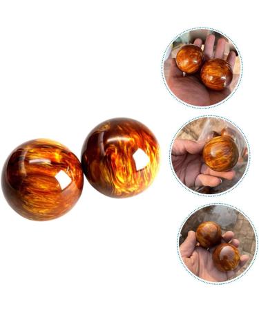 Beatifufu Massage Tools - 2PC Health Balls & Hand Roller for Sports Meditation and Finger Exercise | Chinese Baoding Iron Balls for Fitness & Relaxation - Buy Online on GoSupps.com