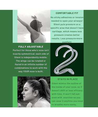 Silent Mammoth Large Nasal Dilator - Reusable & Adjustable for Easy Breathing - Buy Online on GoSupps.com