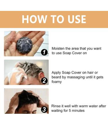 Man Gray Hair Reverse Bars (2pcs) - Unisex Gray Hair Repair Shampoo Bar for Men & Women Root Activator Formula - Buy Online on GoSupps.com