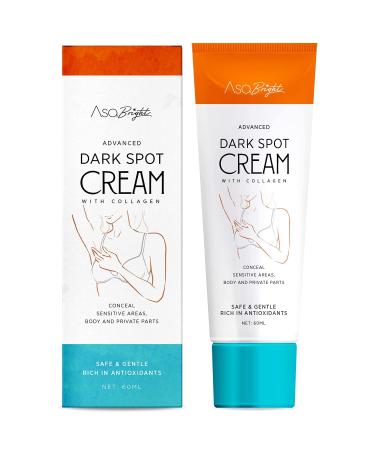 Dark Spot Corrector Cream Underarm Cream From AsaVea, for All-Body, With Collagen for Discolored Color - for Underarm, Legs, Knees, Bikini Line 60g white