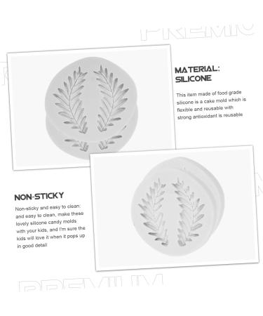 Alipis 2pcs Leaf Mold Baking Mold Chocolate Molds Mold for Cookie Silicone Gummy Molds Multi-use Silicone Mold Funny Cupcake Mold Cupcake Decorations Silica Gel White Leaves Baking Tools - Buy Online on GoSupps.com