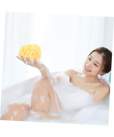 minkissy Moisturizer Bath Sponge Exfoliating Body Sponge Sea Sponge Yellow Sponge Bath Body Sponges for Shower Exfoliating Sea Sponges for Bathing Greece Natural - Buy Online on GoSupps.com