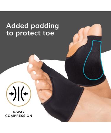 Bunion Corrector Brace with Copper Gel Pad for Day/Night Pain Relief - Hallux Valgus Treatment for Men and Women (S/M, 1 Pair) - Buy Online on GoSupps.com