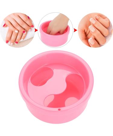 Nail Art Soak Bowl Nail Polish Tray Nail Art Hand Wash Soak Bowl False Nail Removal Bowl Manicure Tool for Dead Skin Removal - Buy Online on GoSupps.com