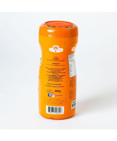 100% Ghana Natural Cocoa Powder (Royale Unsweetened) - 400g - Buy Online on GoSupps.com