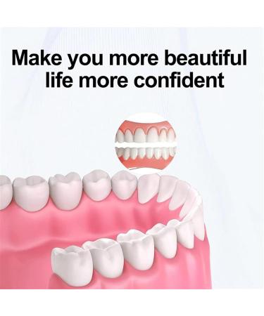 Buy Sayeybu Veneer Prosthesis Set - Silicone Cosmetic Tooth Covers for Upper & Lower Jaw | Comfortable & Curved Artificial Teeth - Buy Online on GoSupps.com