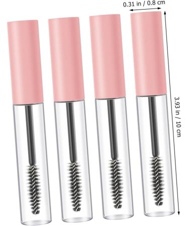 BIUDECO 10pcs Mascara Empty Tube Clear Gloss Lip Gloss Empty Mascara Wand Eyeliner Vial Wands Plastic Pink - Buy Online on GoSupps.com