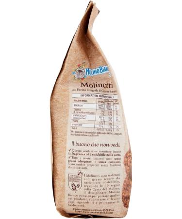  Italian Gourmet E.R. Mulino Bianco Molinetti Set of 6 biscuits sanded with buckwheat 350 g + pulp 400 g - Buy Online on GoSupps.com