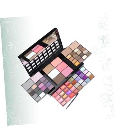 FRCOLOR 74 Blush for Cheeks Lipgloss Makeup Kit Eyeshadow Palette Lip Gloss Powder Glitter 18*11cm Picture 1 - Buy Online on GoSupps.com