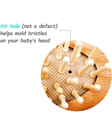 Baby Hair Brush and Comb Set for Newborns & Toddlers Natural Soft Goat Bristles for Cradle Cap Wood Bristles Baby Brush for Massage Perfect Scalp Grooming Hairbrush Comb Kit for Infant Kids Baby Registry Gift - Buy Online on GoSupps.com