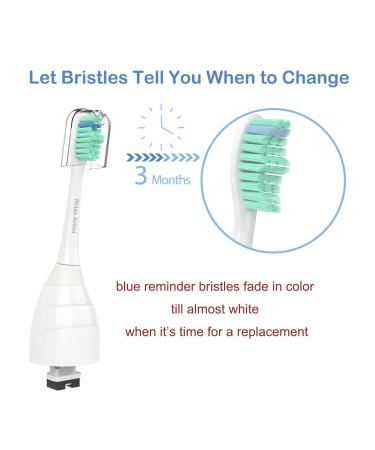 Relax Artist Replacment Brush Heads Compatible with Philips Sonicare E-Series Essence Xtreme Elite Advance and CleanCare Electric Toothbrush Toothbrush Replacment Heads Refills 6 Pack - Buy Online on GoSupps.com