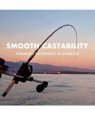 SAPLIZE Fluorocarbon Coated Monofilament Fishing Line 6lb 300Yds - Fast Sinking, Easy Casting, High Sensitivity - Buy Online on GoSupps.com