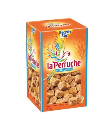 La Perruche Brown Natural Cube Cane Sugar - 10 x 750g | Premium Sweetener for Baking & Beverages | International Shipping Available - Buy Online on GoSupps.com