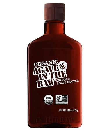 AGAVE IN THE RAW, Organic Agave Sweetener, 18.5 OZ. Bottle (1 Pack), 1 Pack - 18.5 Ounce