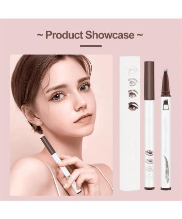 Upgrade aterproof Brow Pencil With icro-Fork Tip 3D agic Eyebrow Pencil 4-Head Split aterproof Long-lasting Eyebrow Pencil Natural Makeup Fine troke Eyebrow attoo Pencil (Brown One Size) 1 count (Pack of 1) Brown - Buy Online on GoSupps.com