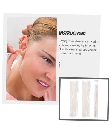 GLEAVI Ear Piercing Cleaning Line Set - 15 Accessories for Daily Ear Hole Care - Earring Cleaner Floss - Household Ear Maintenance Supplies - Buy Online on GoSupps.com