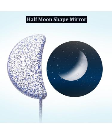 Buy Lash Mirror - Stainless Steel Half-Moon Eyelash Extension Tool for Women & Girls | Large Makeup Inspection Mirror ELM-01 - Buy Online on GoSupps.com