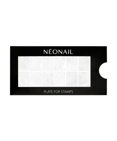 Neonail Stamping Plate 12 - Stamping Platte - Stencils Plate - Nail Art - Nail Design - Nail Stamp Schablone - French Nails Stencil - Nail Art Stamp - Buy Online on GoSupps.com
