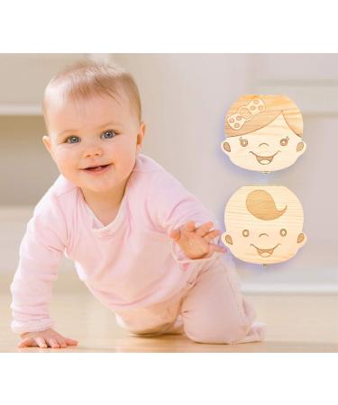 Sonfedo Wood Baby Teeth Storage Box - Keepsake Gift for Girls | German Version | Perfect for Milestone Moments - Buy Online on GoSupps.com