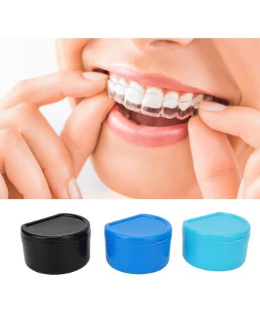 Buy Durable Waterproof Gum Shield Case | Portable 3-Compartment Mouth Protection Box for Sports & Clinics - Buy Online on GoSupps.com