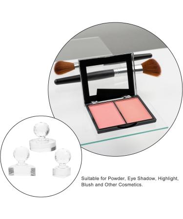 Ensemble 3 Pcs Outils de Pressage Maquillage en Acrylique Tampons pour Fard Paupi res Blush et Highlighter Accessoires Compacts pour Fard Poudre 1/4 1/2 Taille Usage DIY - Buy Online on GoSupps.com