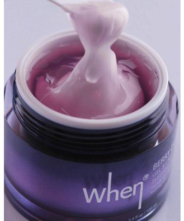 When Beauty Berry Dual Gel & Cream Anti-Aging Facial Sleeping Mask - Cruelty-Free 30ml - Unisex Skincare - Buy Online on GoSupps.com