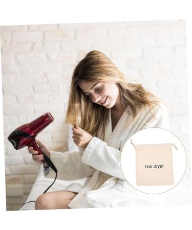 FOMIYES 4pcs Hair Dryer Storage Bag Travel Bag Organizer Hair Dryer Pouch Hair Dryer Carrier Bags Cloth Bag 33x30cm Beige - Buy Online on GoSupps.com