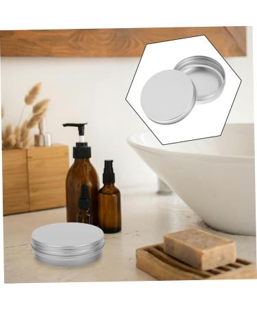 POPETPOP Box Sugar Tin Container Candle Tin Jar Jars Refillable Aluminum Cans Aluminium Cosmetic Jar Tin Cans with Screw Cap Aluminum Balm Tin Metal Aluminum Wallet Universal Candy Travel - Buy Online on GoSupps.com