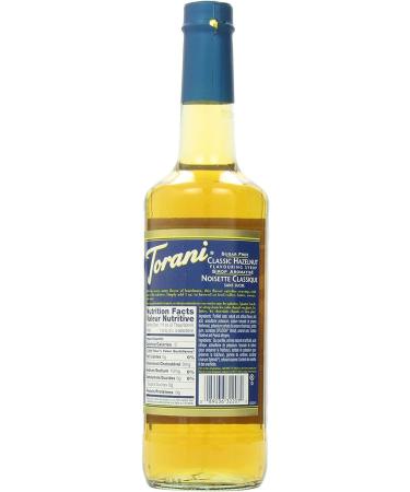 Torani Sugar Free Classic Hazelnut Syrup 750ml Syrup 750.0 ml (Pack of 1) - Buy Online on GoSupps.com