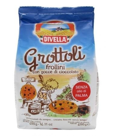 Divella DIVELLA Biscuits GROTTLES GOUTES CHOCOLAT GR.400