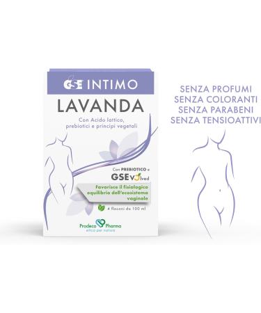 GSE Linea Intimo Lavanda Trattamento Detergente Intimo Delicato 4x100 ml - Buy Online on GoSupps.com