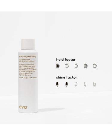 EVO Shebang-a-bang Dry Spray Wax - Provides Texture Flexible Hold and Matte Finish - Styling Hair Spray Wax For All Hair Types Wet or Dry Hair 4.2 Ounce (Pack of 1) - Buy Online on GoSupps.com