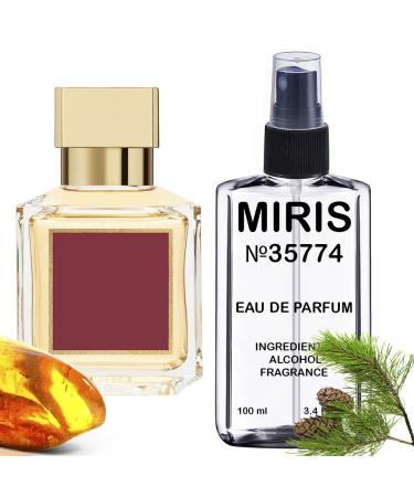 MIRIS No.35774 | Impression of Baccarat Rouge 540 | Unisex For Women and Men Eau de Parfum | 3.4 Fl Oz / 100 ml MFK Baccarat Rouge 540 Impression