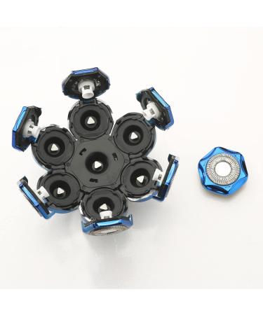 MAWAER Blue 7D Head Shaver Replacement Blades for Freedom Groom & Most Popular Brands - Electric Shaver Head (7 Blue) - Buy Online on GoSupps.com