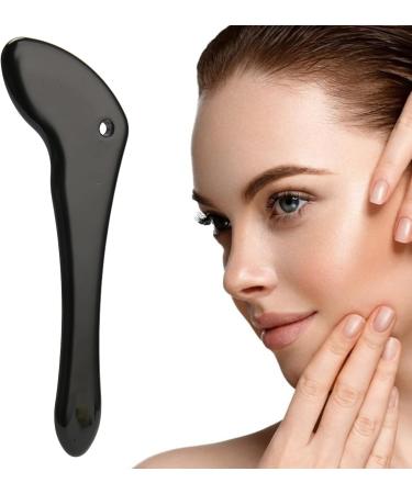 Buy Verdant Touch Gua Sha Facial Tool - Ceramic Acupuncture Massage Tool for Face & Body - Black - Buy Online on GoSupps.com