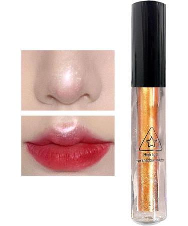 Liquid Shimmer Eyeshadow | Eye Shadow Eye Makeup Brilliant Gel Highlighter Shimmer Shadow Brighten Eyes Make Up 04# - Buy Online on GoSupps.com