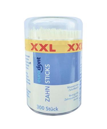 Toothsticks toothpicks 300 pieces - for cleaning between teeth - brush sticks picks
