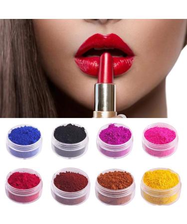 Merkts 16 Colors Edible Lipstick Pigment Powder - DIY Natural Mineral Powder for Lip Gloss | International Shipping Available - Buy Online on GoSupps.com