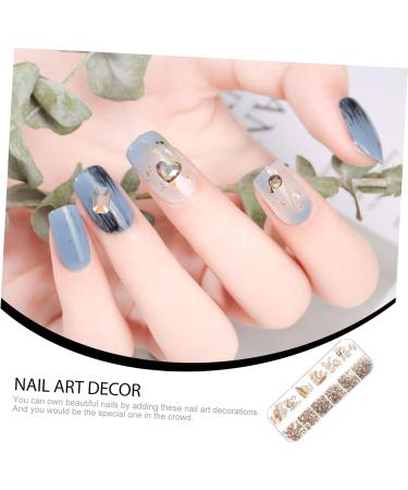 1 Box Nail Art Flat Drill Rhinestone Nail Charms Diy Nail Charms Rhinestones Gems Stones Manicure Decors Crystal Nail Diamonds Diamond Decor Nail Gem Glass Manicure Tools Self Made - Buy Online on GoSupps.com
