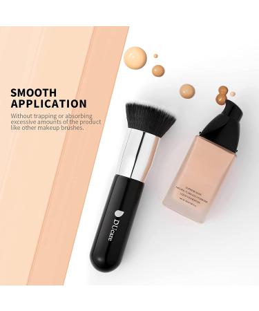 DUcare Flat Top Kabuki Brush - Professional Liquid & Powder Foundation Makeup Brush - Buy Online on GoSupps.com