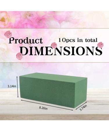 CCINEE Floral Foam Bricks - Pack of 10 Green Wet Blocks for Flower Arrangement and DIY Crafts - Buy Online on GoSupps.com