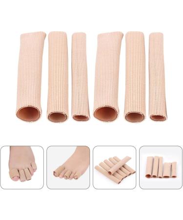 24pcs Cuttable Tube Guards Caps for Corns, Calluses, and Toe Protectors - Soft Nylon Gel Pad Cushion Covers for Corns and Fingers - Supplies for Corns and Toes - Buy Online on GoSupps.com